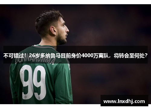 不可错过！26岁多纳鲁马目前身价4000万离队，将转会至何处？